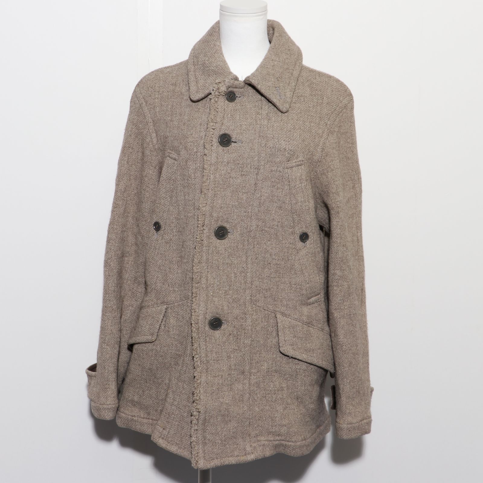 youページ【zucca】 ヘリンボーン柄 ウールコート M you様専用ページ【zucca】 ヘリンボーン柄 ウールコート M