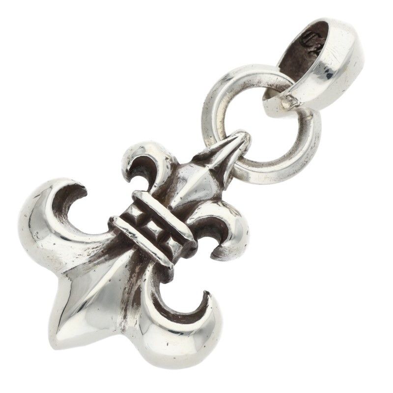 クロムハーツ BS FLUER w BALE BSフ ペンダント Wベイル ペンダントネックレストップ メンズ