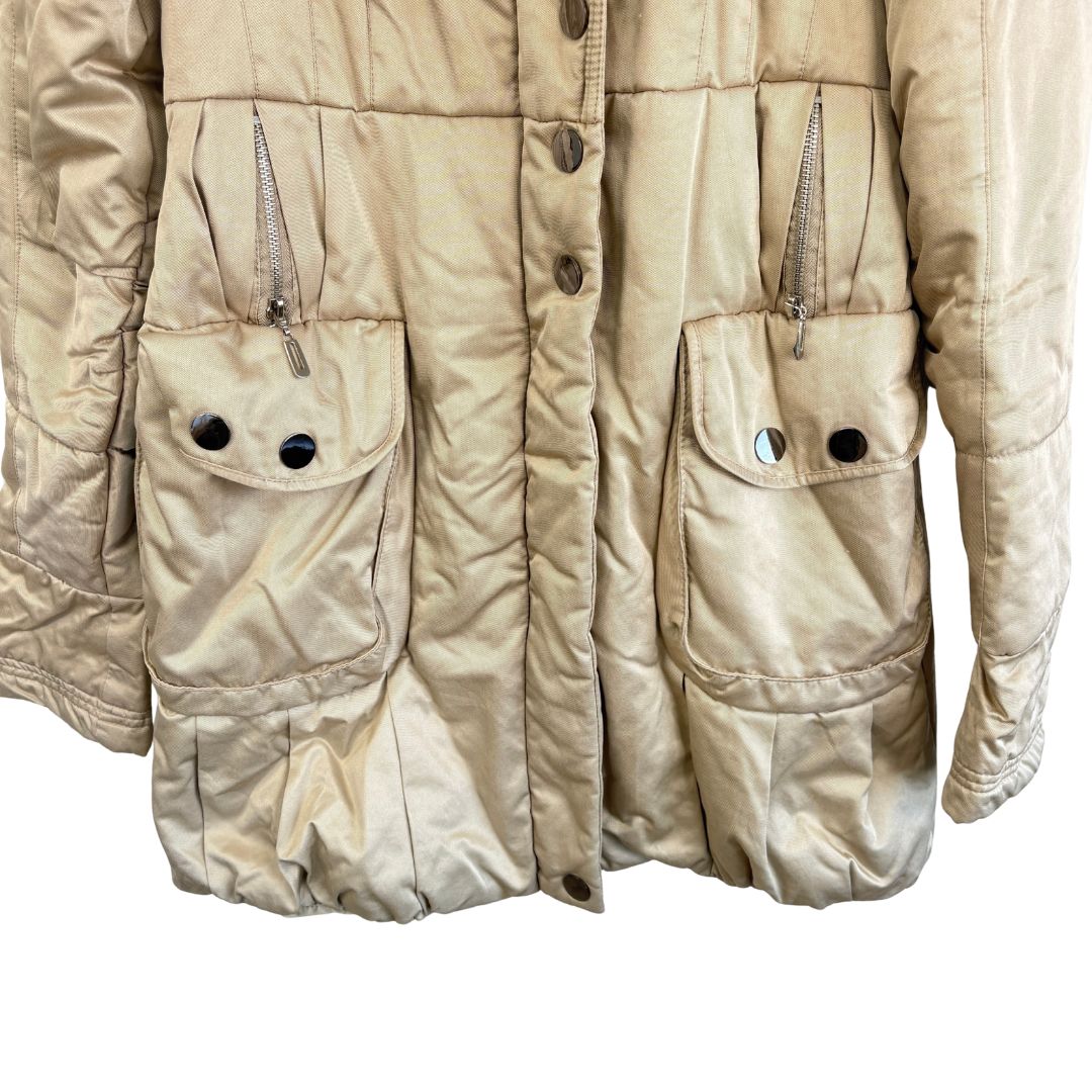 MaxMara マックスマーラ ファー付きダウンコート - メルカリ