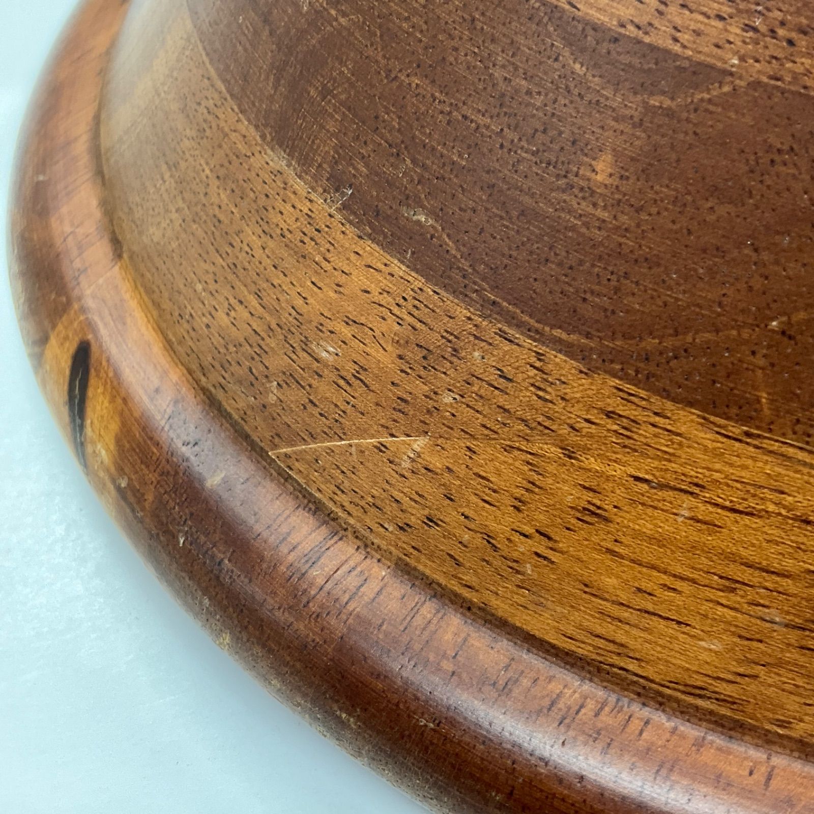  ウッドボウル 25 cm 木製 丸皿 プレート マルチ ボール ナチュラル ブラウン 野菜 サラダ 洋食器 レストラン カフェ ランチ 業務用 鉢 ボウル 食器