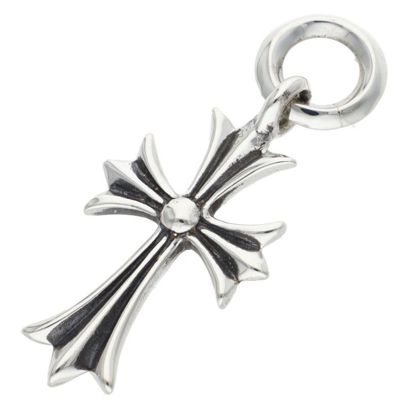 クロムハーツ TINY CH CROSS タイニーCHクロス シルバーネックレストップ メンズ