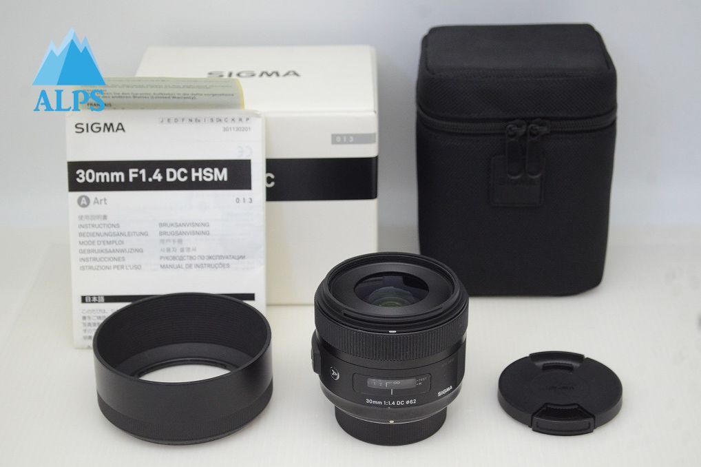 美品 SIGMA シグマ Art 30mm F1.4 DC HSM Nikon ニコン Fマウント APS