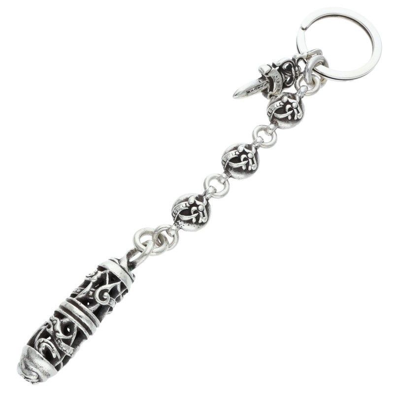 クロムハーツ CELTIC ROLLER No 5 DGGR シルバーキーチェーン メンズ