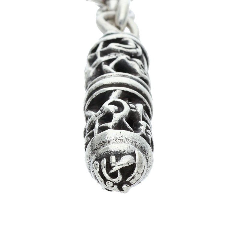  クロムハーツ CELTIC ROLLER No 5 DGGR シルバーキーチェーン メンズ その他 アクセサリー