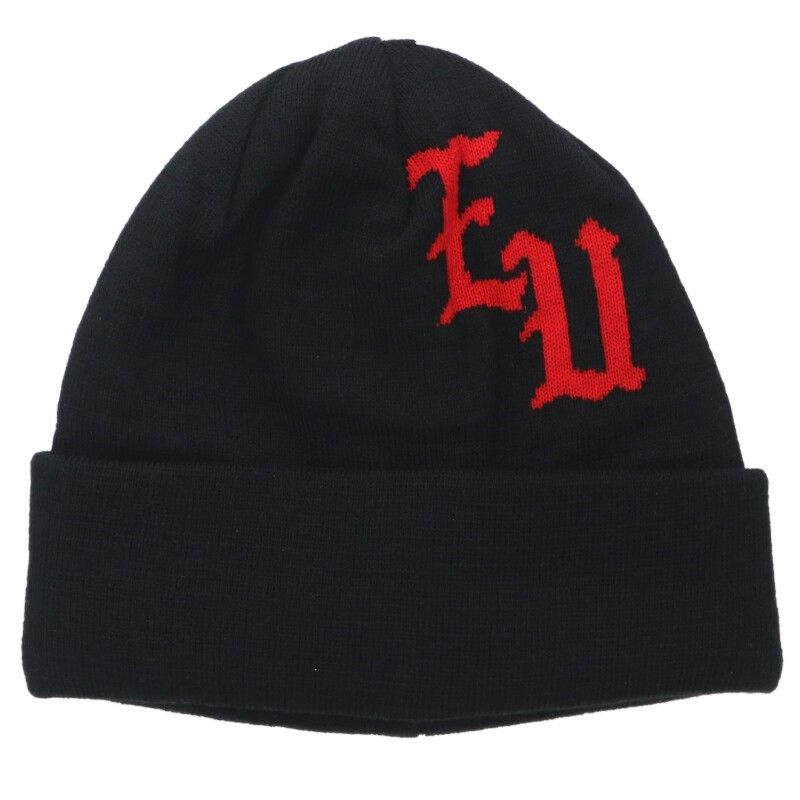 イニシャルロゴビーニー帽子 メンズ