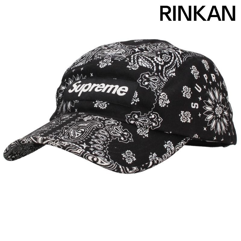 シュプリーム 21 SS Bandana Camp Cap ボックスロゴバンダナ帽子 メンズ