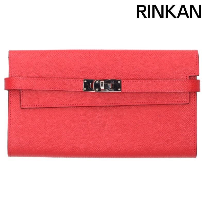 エルメス ケリーウォレット R刻印 SV金具 ヴォーエプソン財布 メンズ