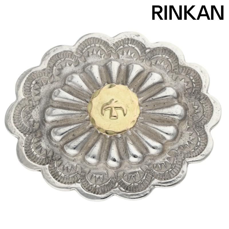 ゴローズ GC-03 金メタル付きフラワー コンチョ メンズ