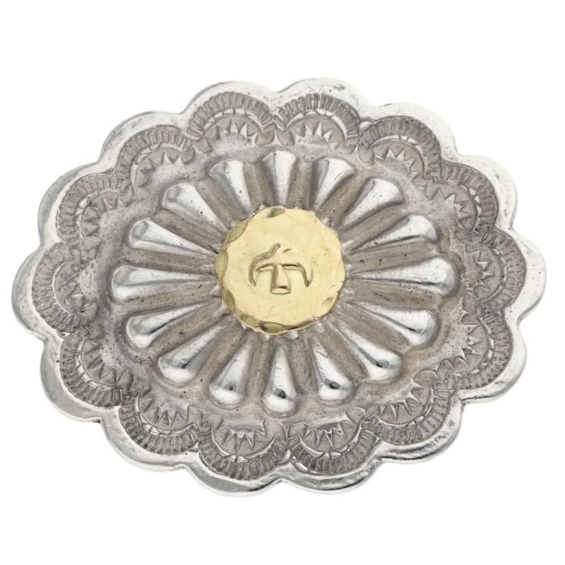 ゴローズ GC 03 金メタル付きフラワー コンチョ メンズ