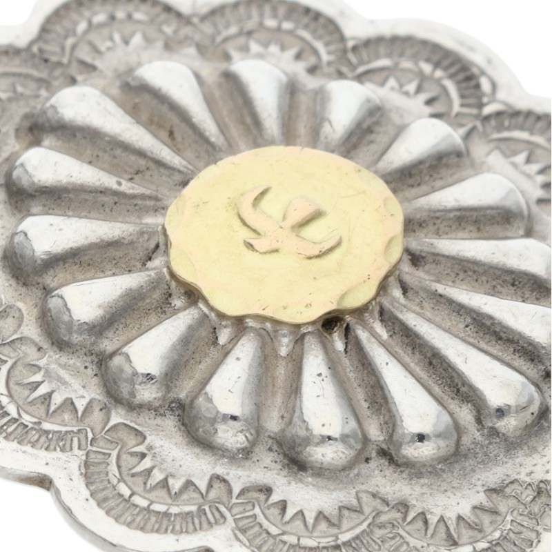  ゴローズ GC 03 金メタル付きフラワー コンチョ メンズ その他 アクセサリー