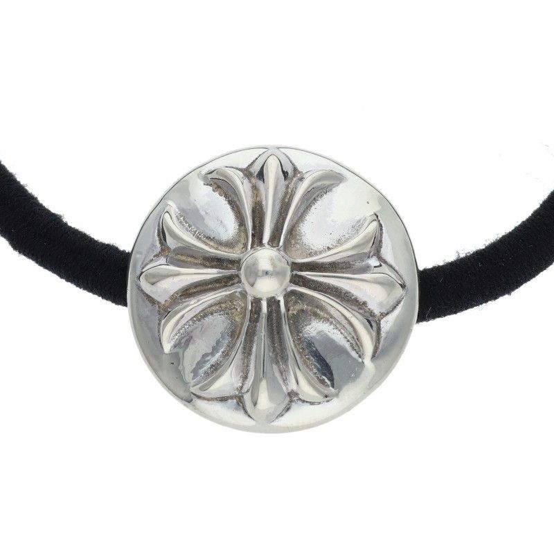 クロムハーツ HAIRBAND/クロスボールボタンヘアゴム シルバーコンチョ