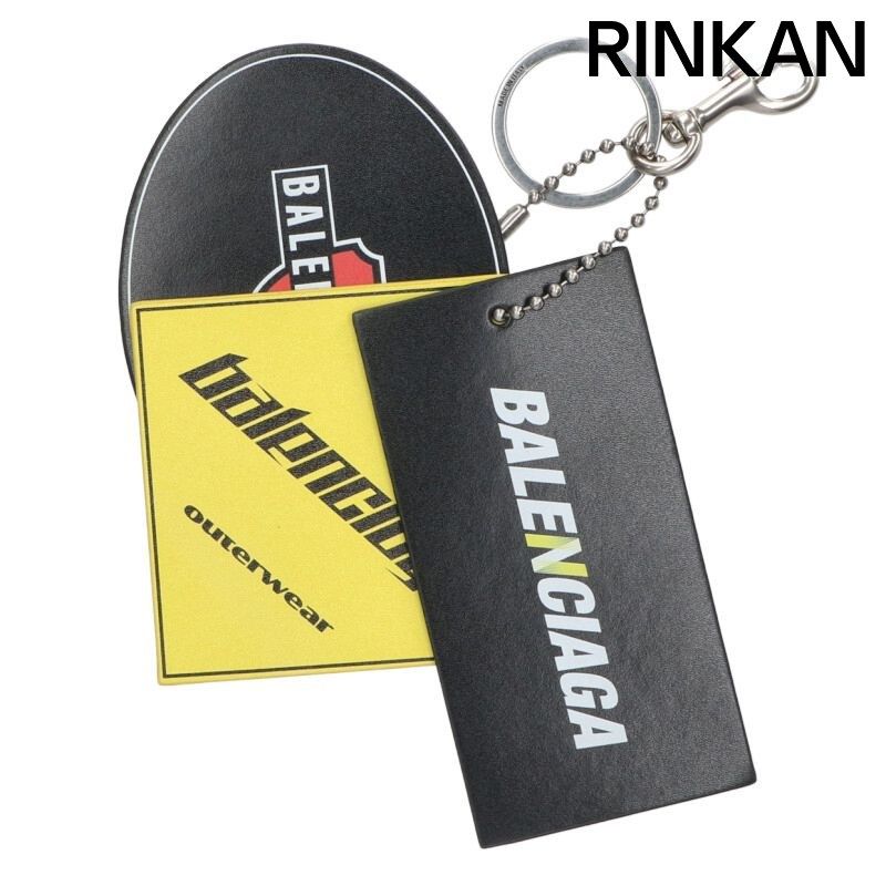 バレンシアガ 3タグチャームキーホルダー メンズ