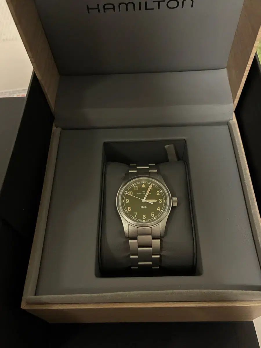 ハミルトン カーキフィールド 33 mm 緑版