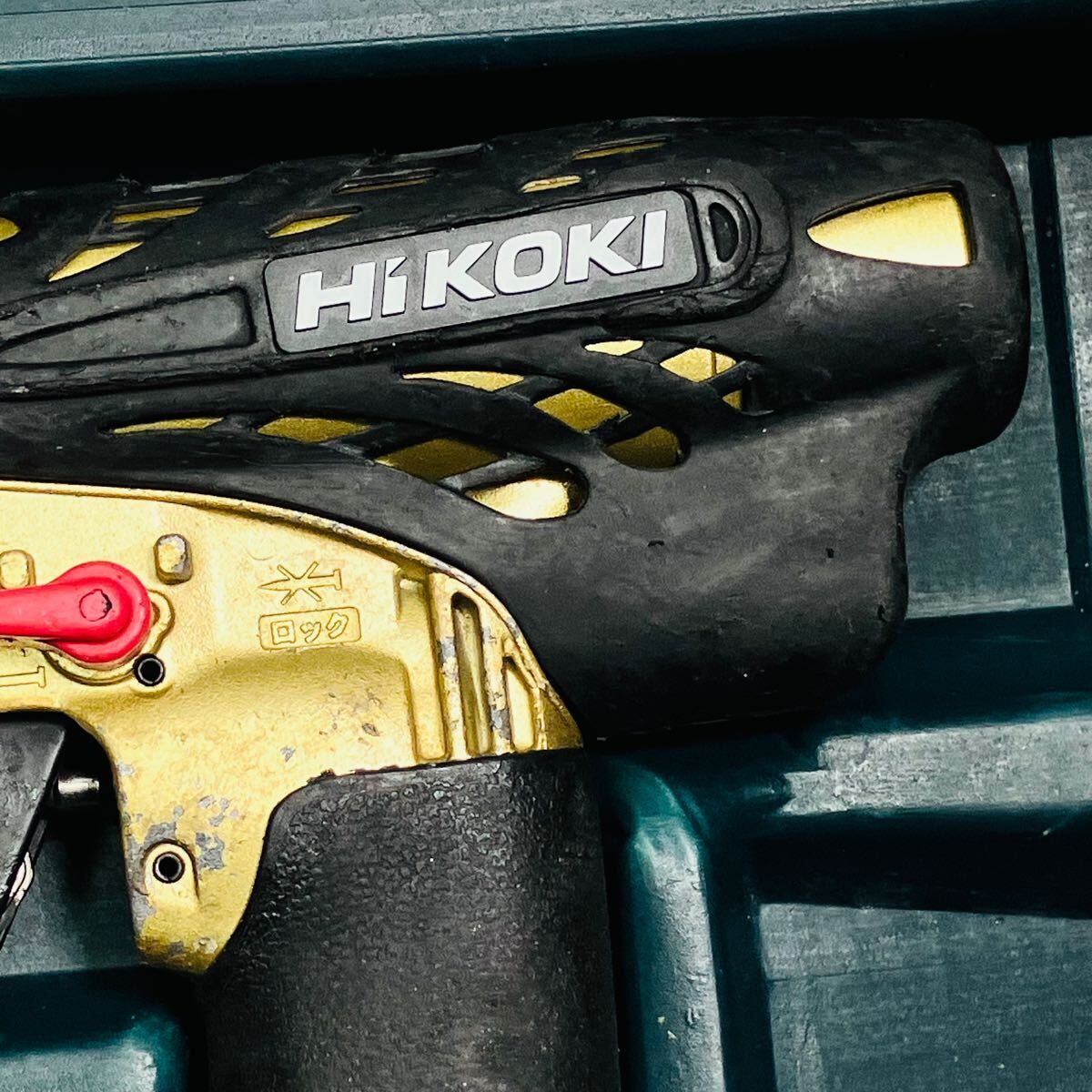 動作良好 HIKOKI 日立 高圧 55 mm ピンネイラ NP HM メインドライバ ケース付き