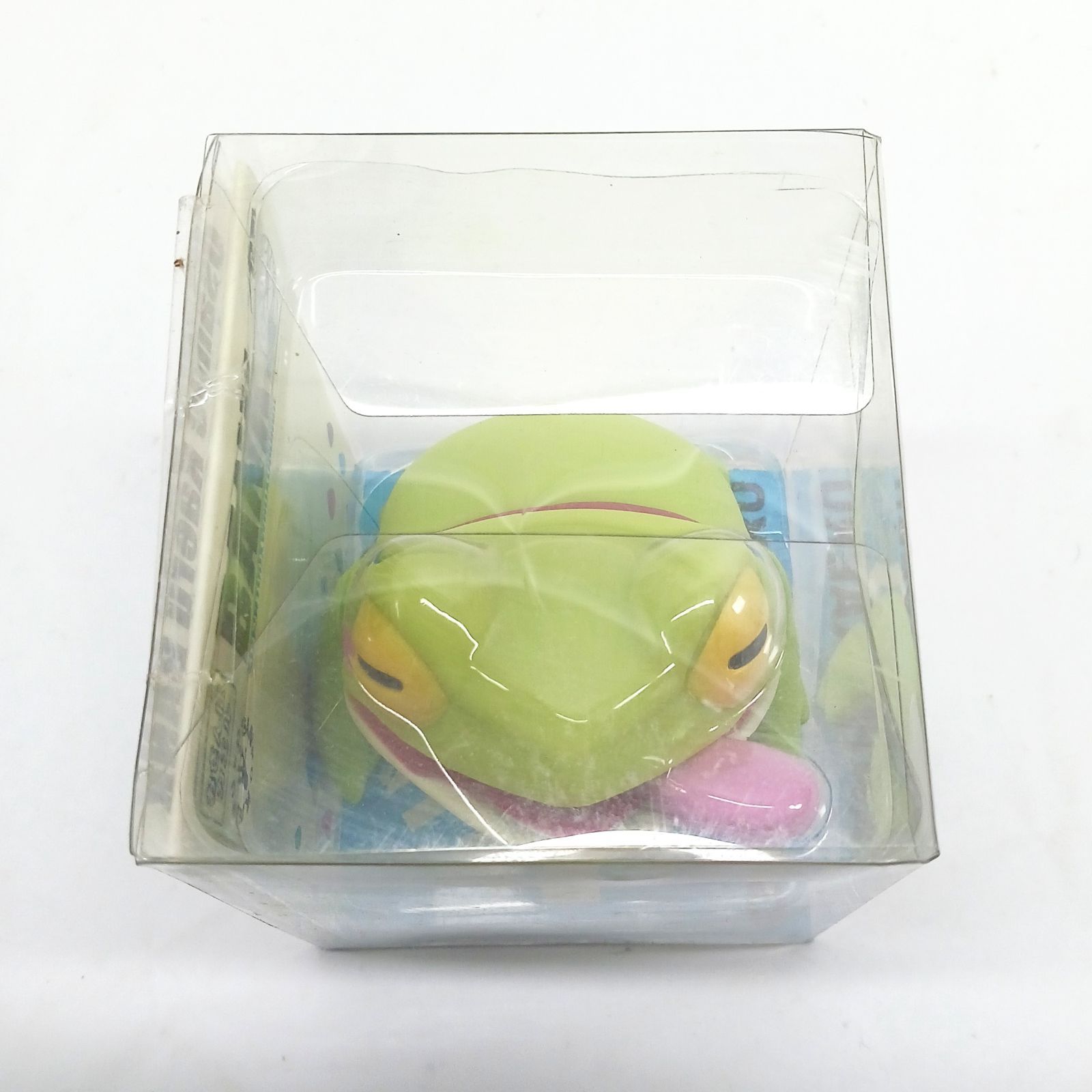 未開封】 おさんぽカエル BANK 貯金箱 ソフビバンク ライトグリーン
