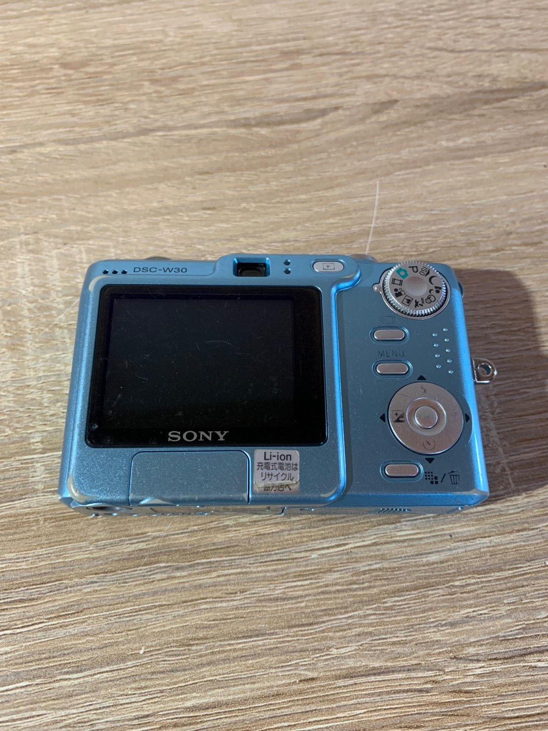 6800 Sony Cyber-shot DSC-W30 ブルー デジカメ - メルカリ
