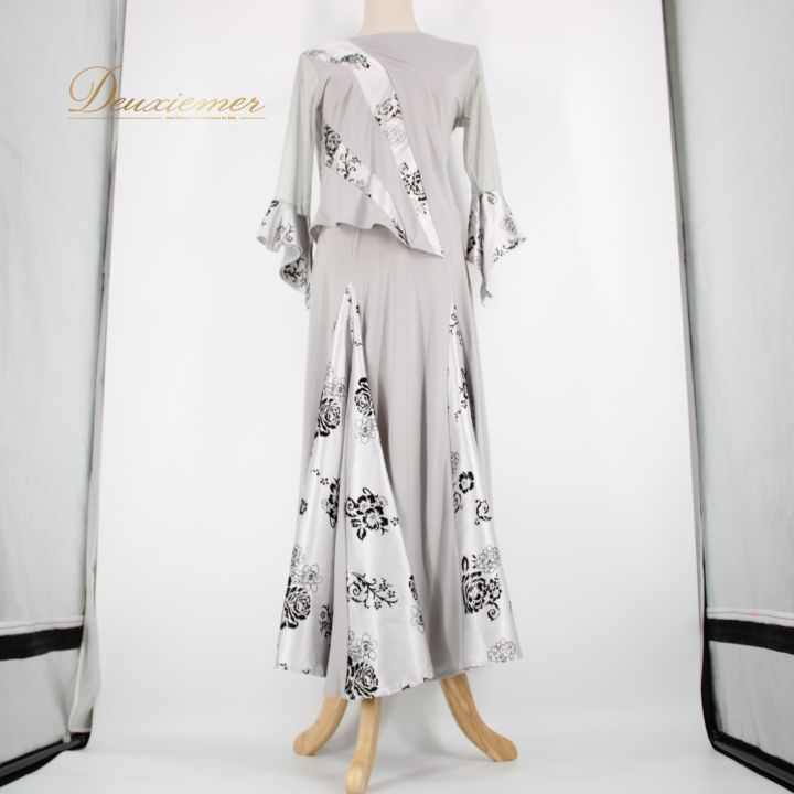 社交ダンス 衣装 スタンダード 上下セット ツーピース レッスンウェア