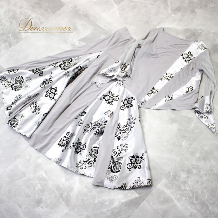 社交ダンス 衣装 スタンダード 上下セット ツーピース レッスンウェア