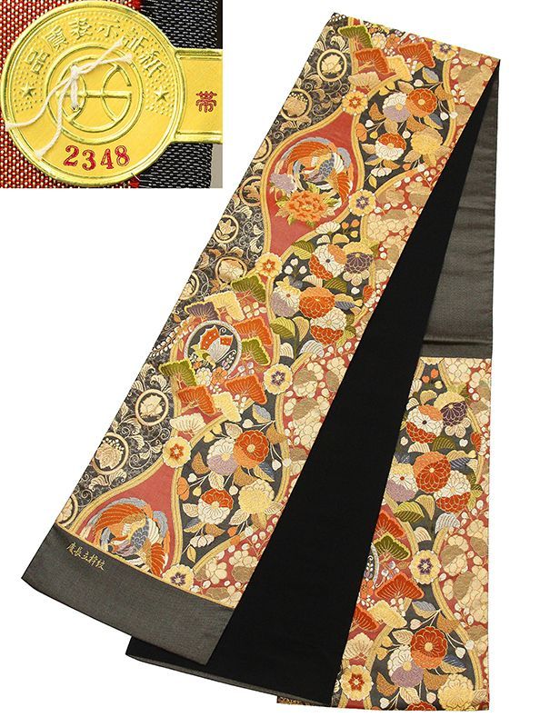 西陣織 袋帯 六通柄 綾錦織 西陣織 袋帯 六通柄 綾錦織 西陣織 袋帯 六通柄 綾錦織 - メルカリ