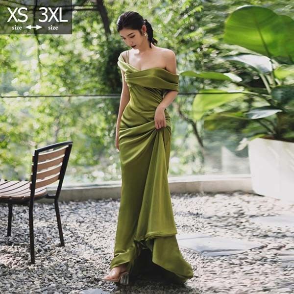 パーティー ドレス ロング 演奏会 オフショルダー ワンピース ピアノ 発表会 花嫁 結婚式 二次会 披露宴 前撮り 後撮り 撮影用 ビーチフォト フォトウェディング