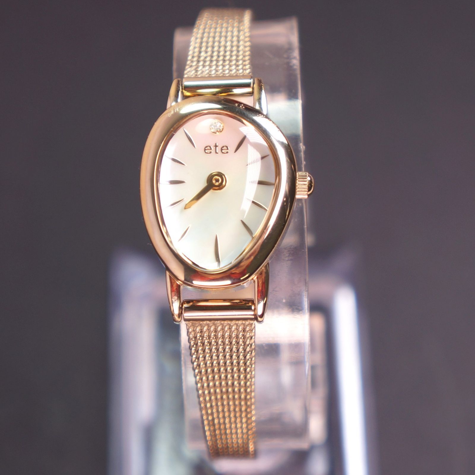 稼働美品】 ete ダイヤモンド ジェムフェイス イエローゴールド ケース