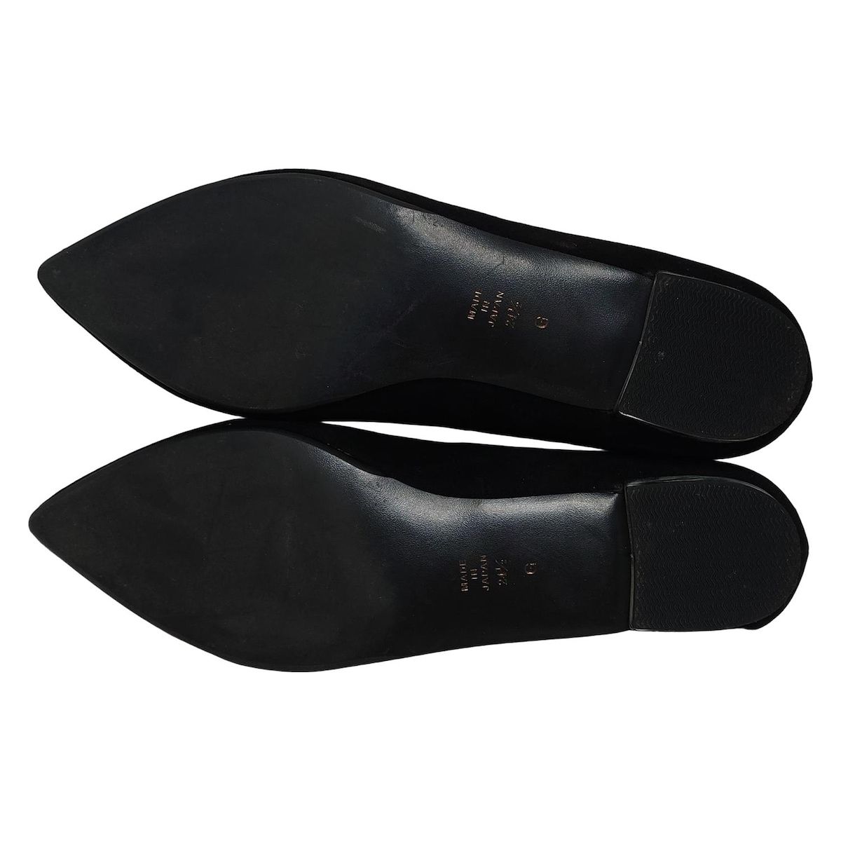 DIANA(ダイアナ) フラットシューズ 24 1/2 レディース - 黒 ビジュー