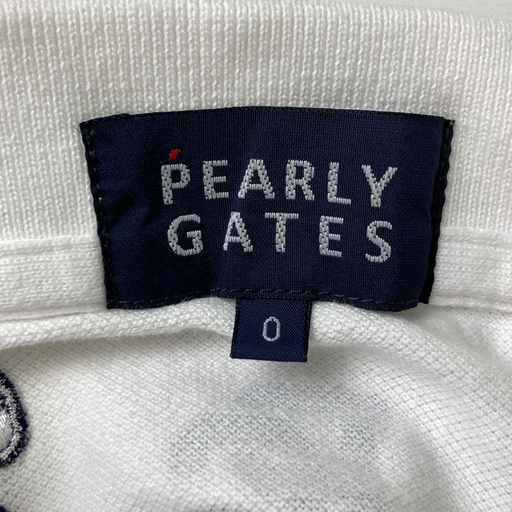 サイズ：0 PEARLY GATES パーリーゲイツ ×PEANUTS 半袖ポロシャツ