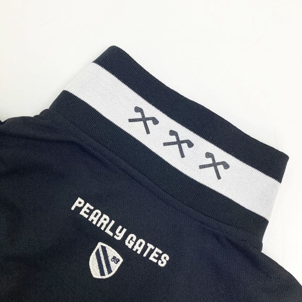 サイズ：7 PEARLY GATES パーリーゲイツ 半袖ポロシャツ ネイビー系