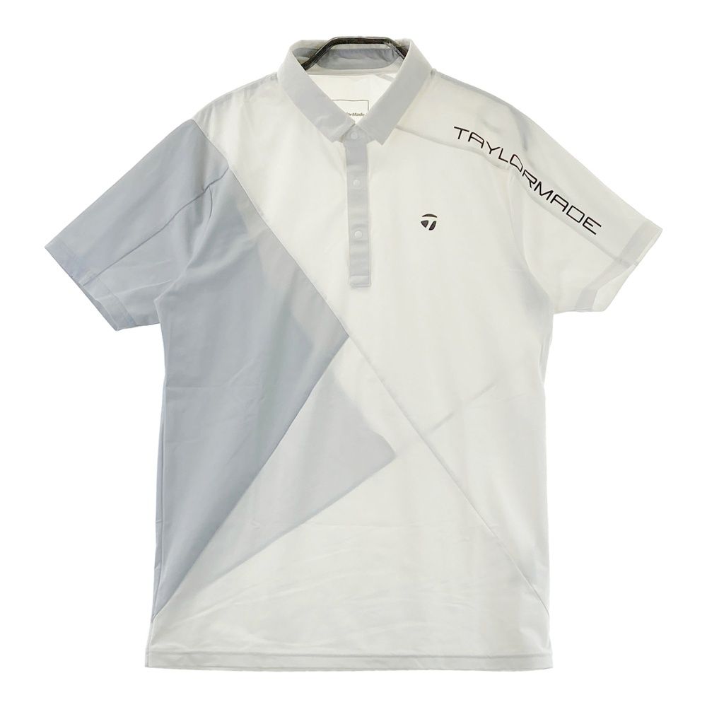 サイズ：M TAYLOR MADE テーラーメイド 半袖ポロシャツ ホワイト系