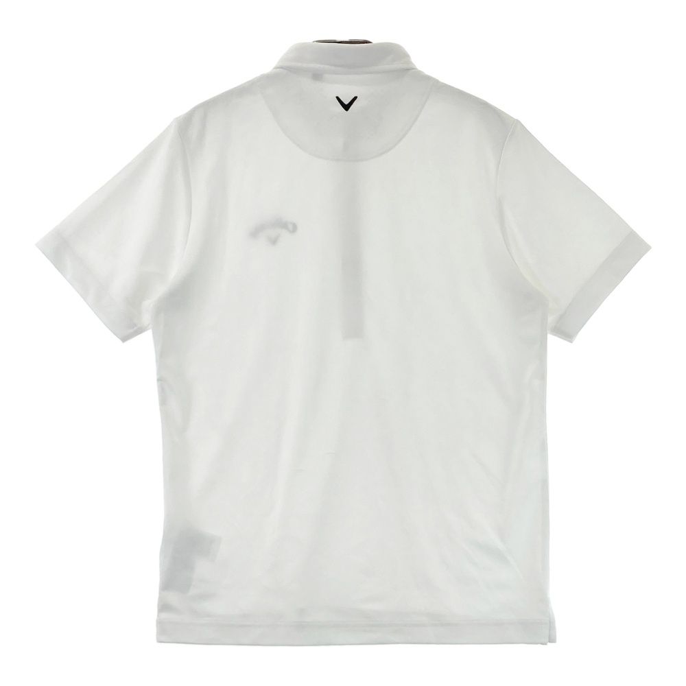 サイズ：M CALLAWAY キャロウェイ 半袖ポロシャツ 刺繍 ボタンダウン