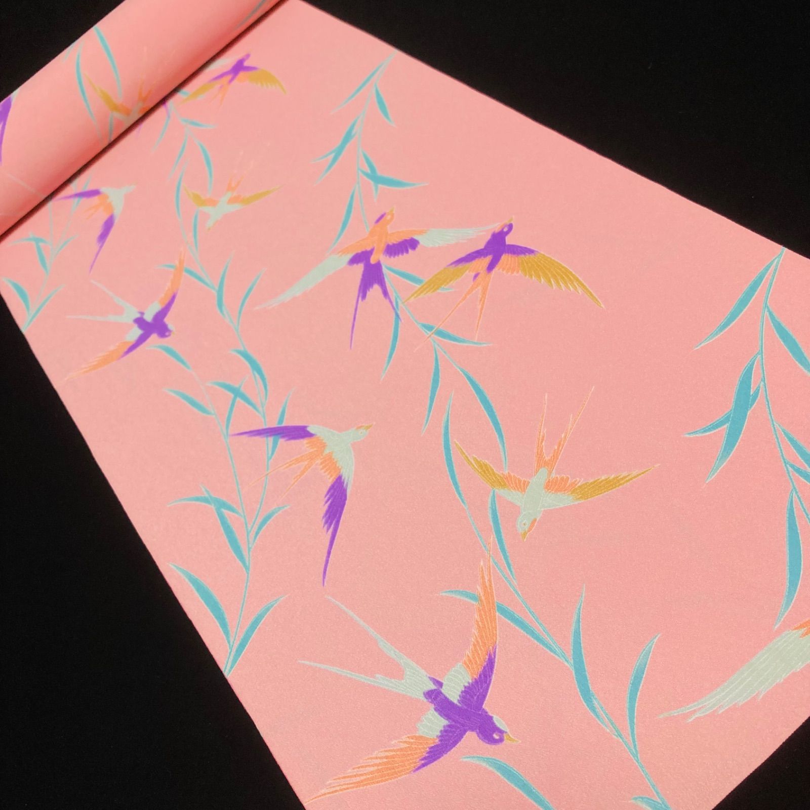 着物と帯オレンジ y