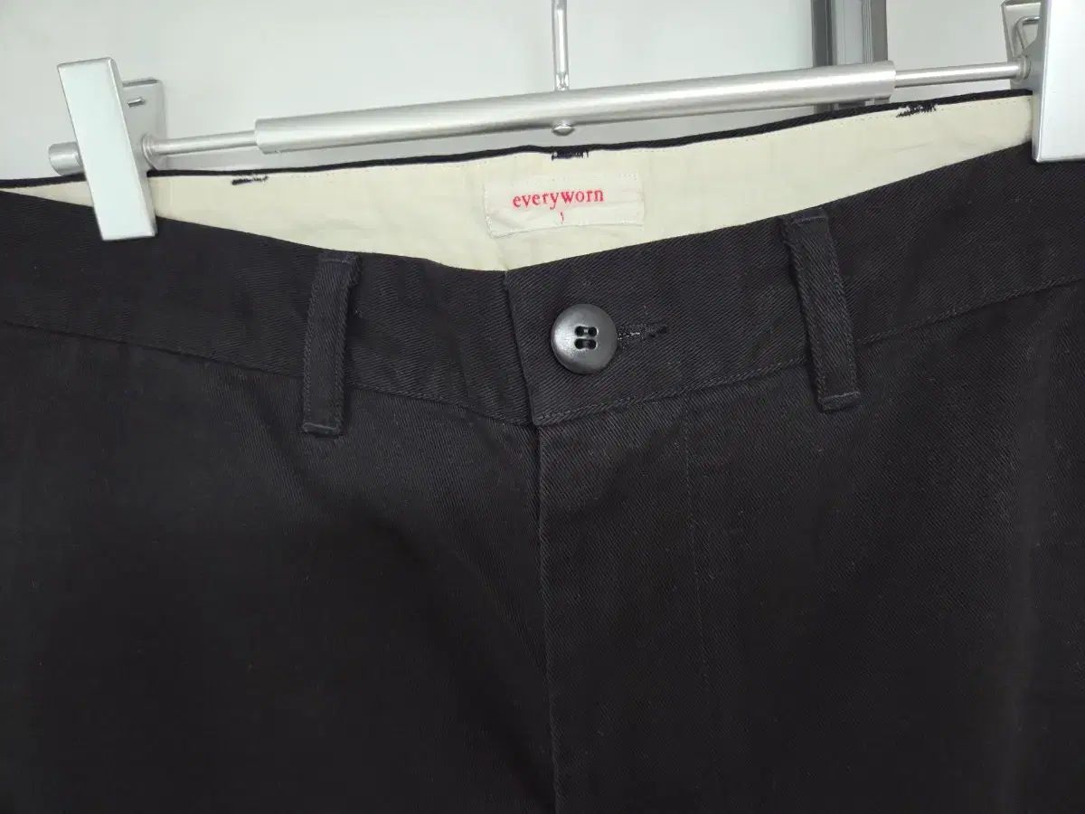 95 エブリワンeveryworn ヴィンテージ コットン ドリル チノ ブラック