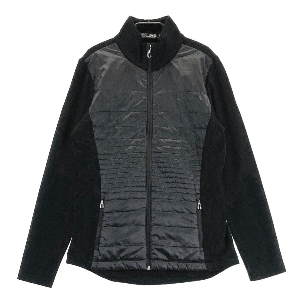 サイズ：S RLX ラルフローレン 中綿切替 ジップジャケット ブラック系