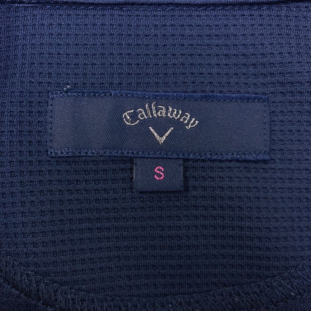 サイズ：S CALLAWAY キャロウェイ ハーフジップ 半袖ワンピース