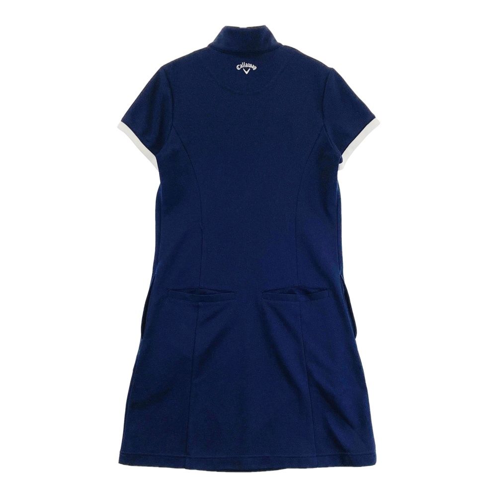 サイズ：S CALLAWAY キャロウェイ ハーフジップ 半袖ワンピース
