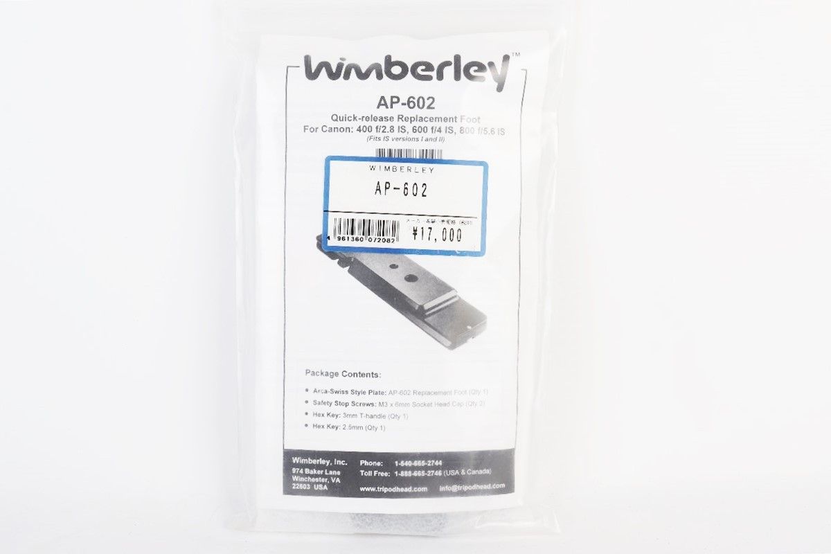 Wimberley レンズアダプタープレート AP-602 交換レンズフット Canon