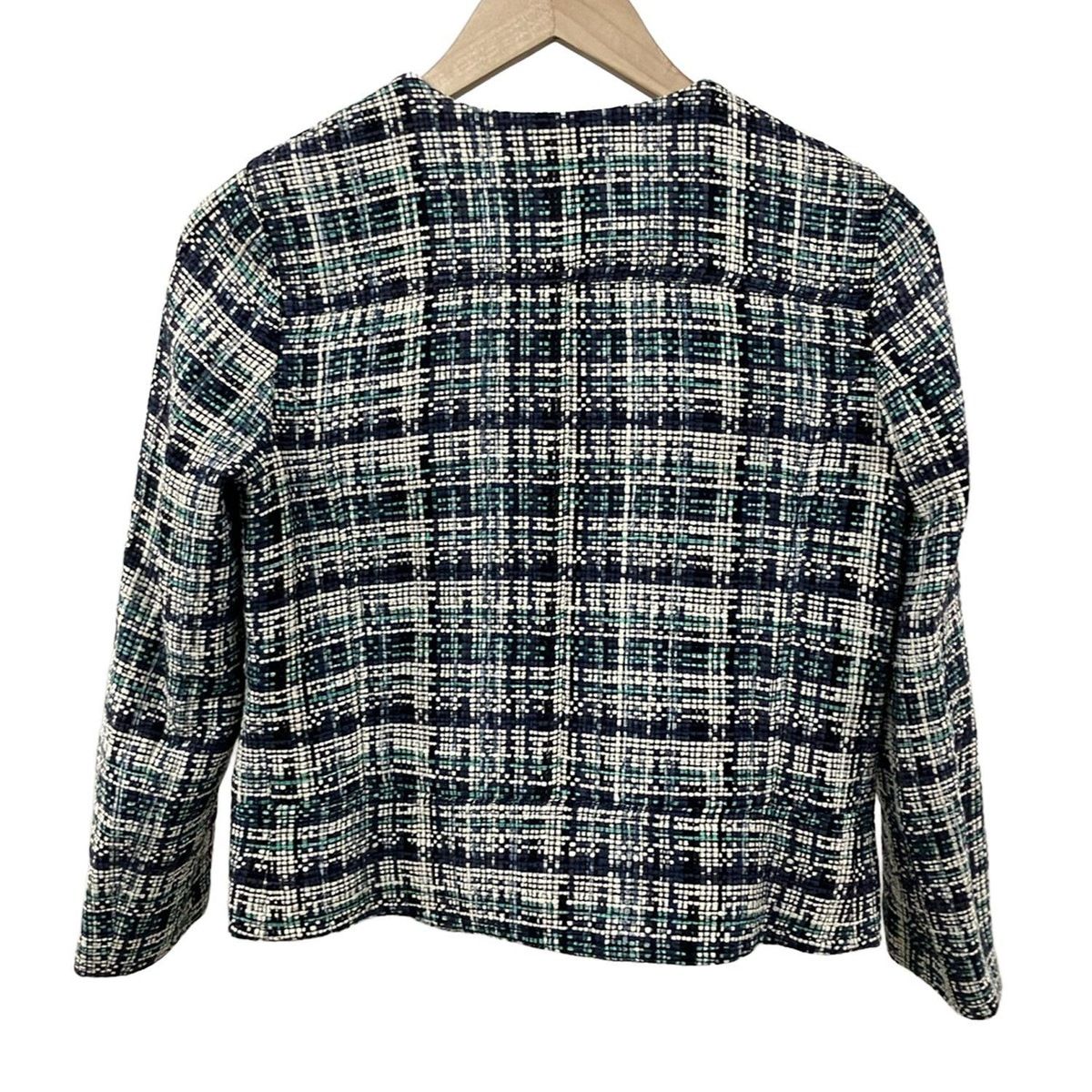 ETRO(エトロ) ジャケット サイズ40 M レディース - 白×ネイビー×マルチ