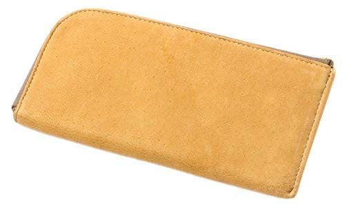 パーリィー 長財布 財布 さいふ 本革 L型長財布 L字ファスナー長財布 エルク 薄型 レディース 革が柔らかい キャメル