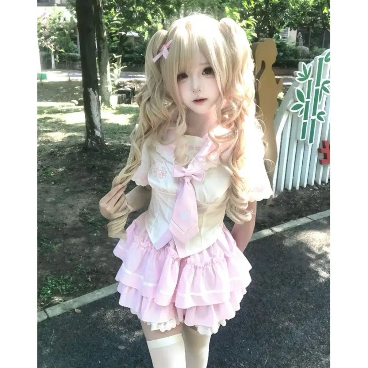 ケーキ ONE PIECE 앙증맞은 セット 2 COLOR