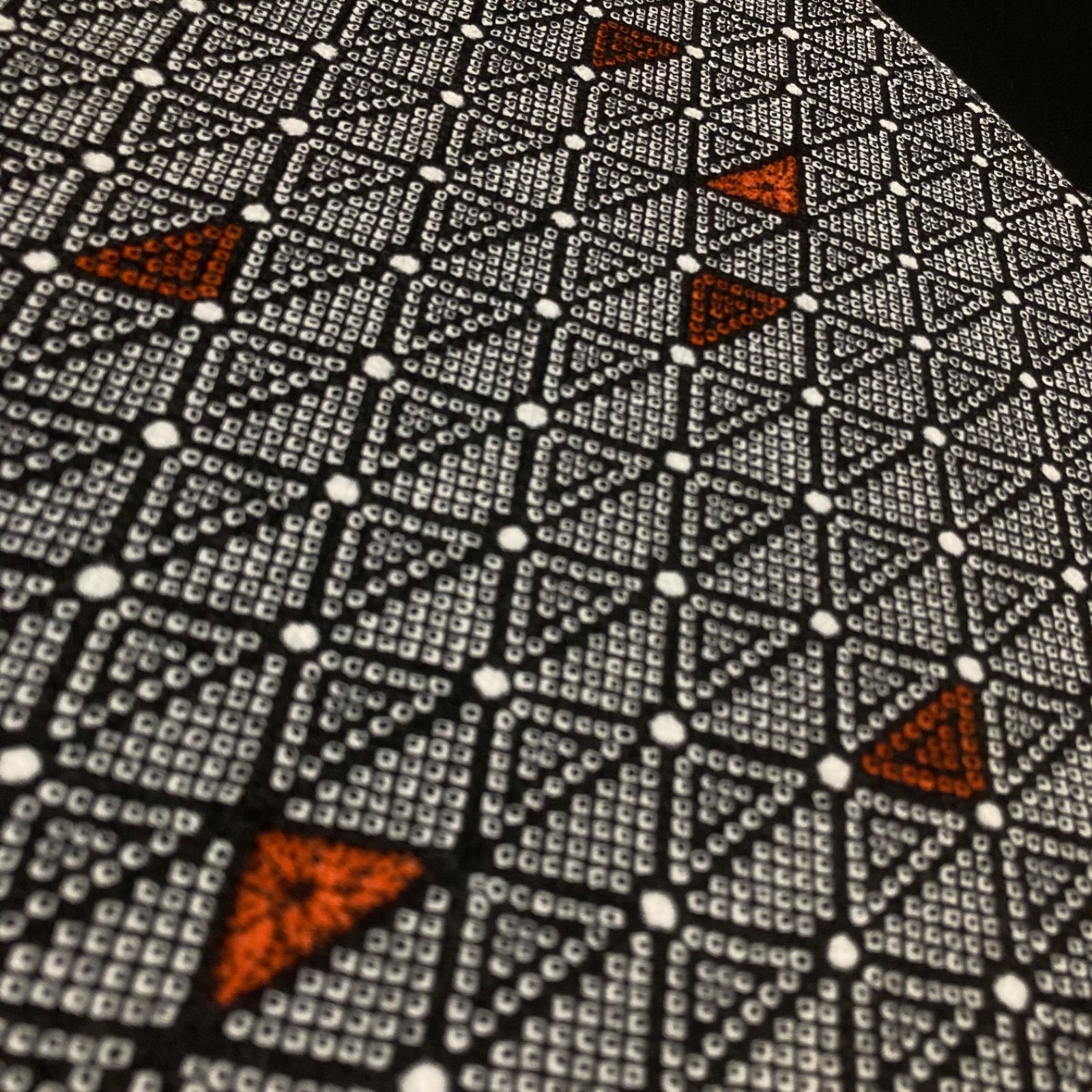  着物と帯オレンジ y 140◾️割と なポリエステル化繊着尺反物5点◾️ 小紋 着物反物