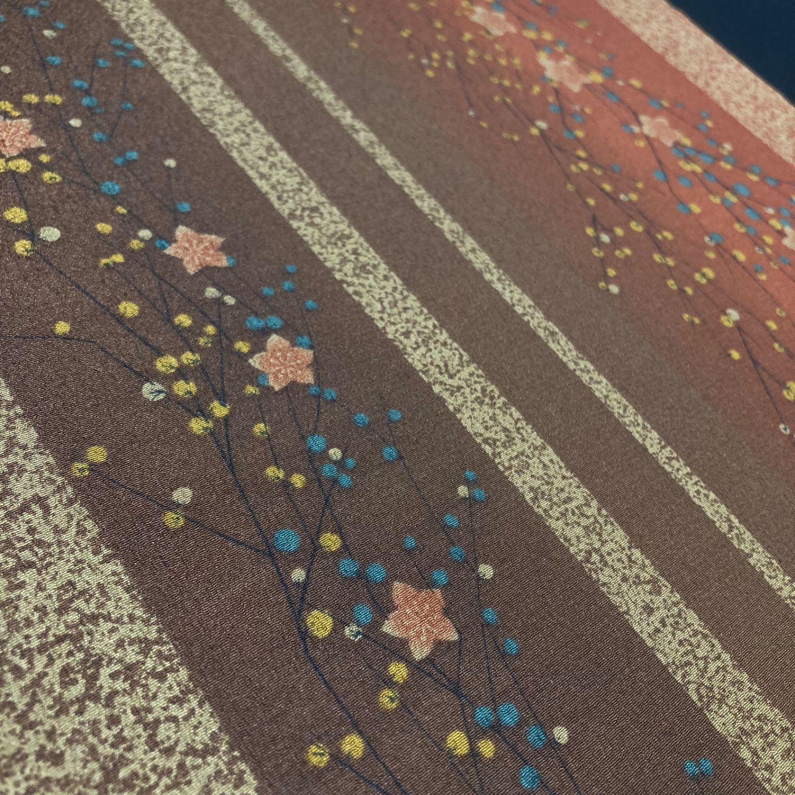 なポリエステル化繊着尺反物5点◾️