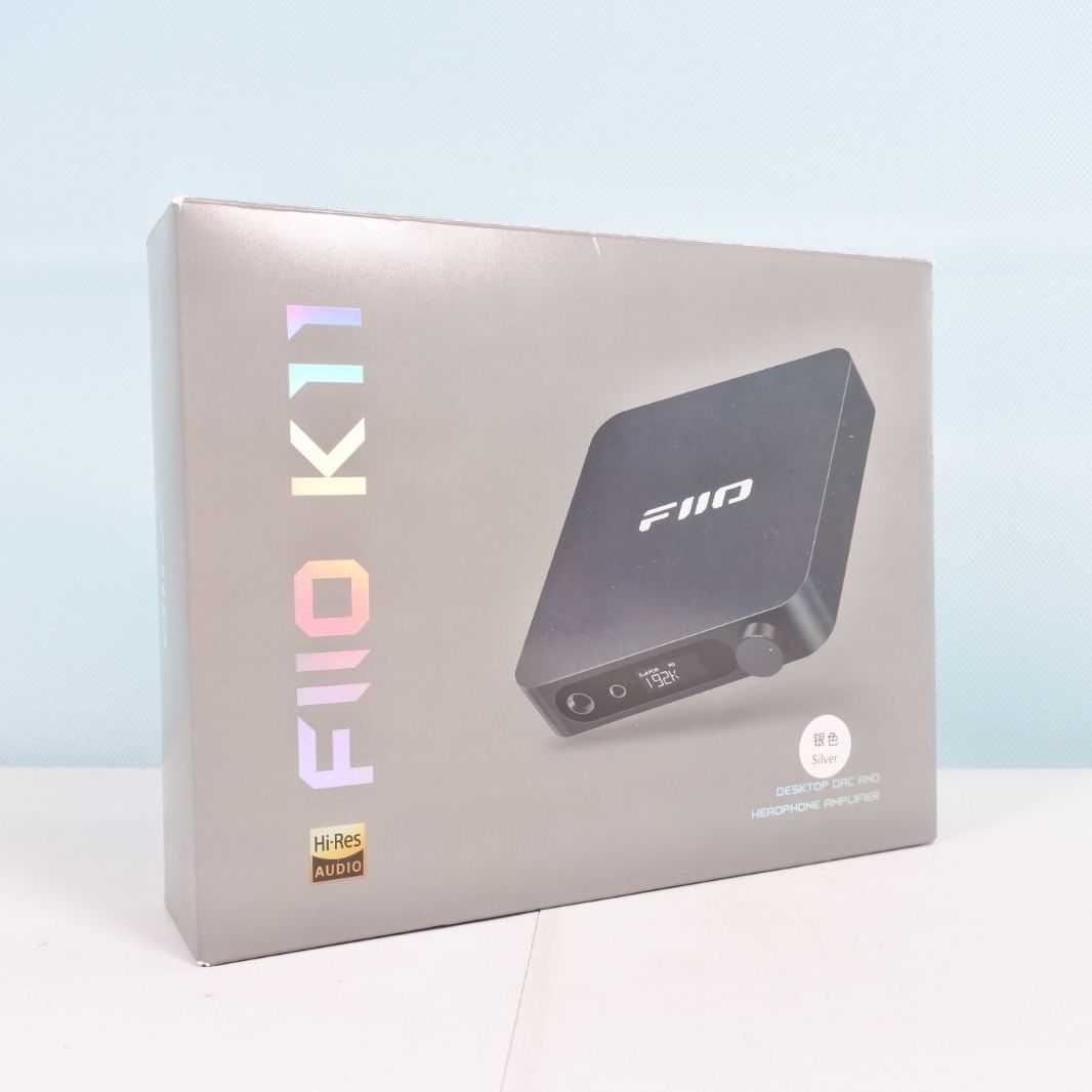 大清水46-1-1203 FiiO K 11 デスクトップ DAC ヘッドホンアンプ シルバー