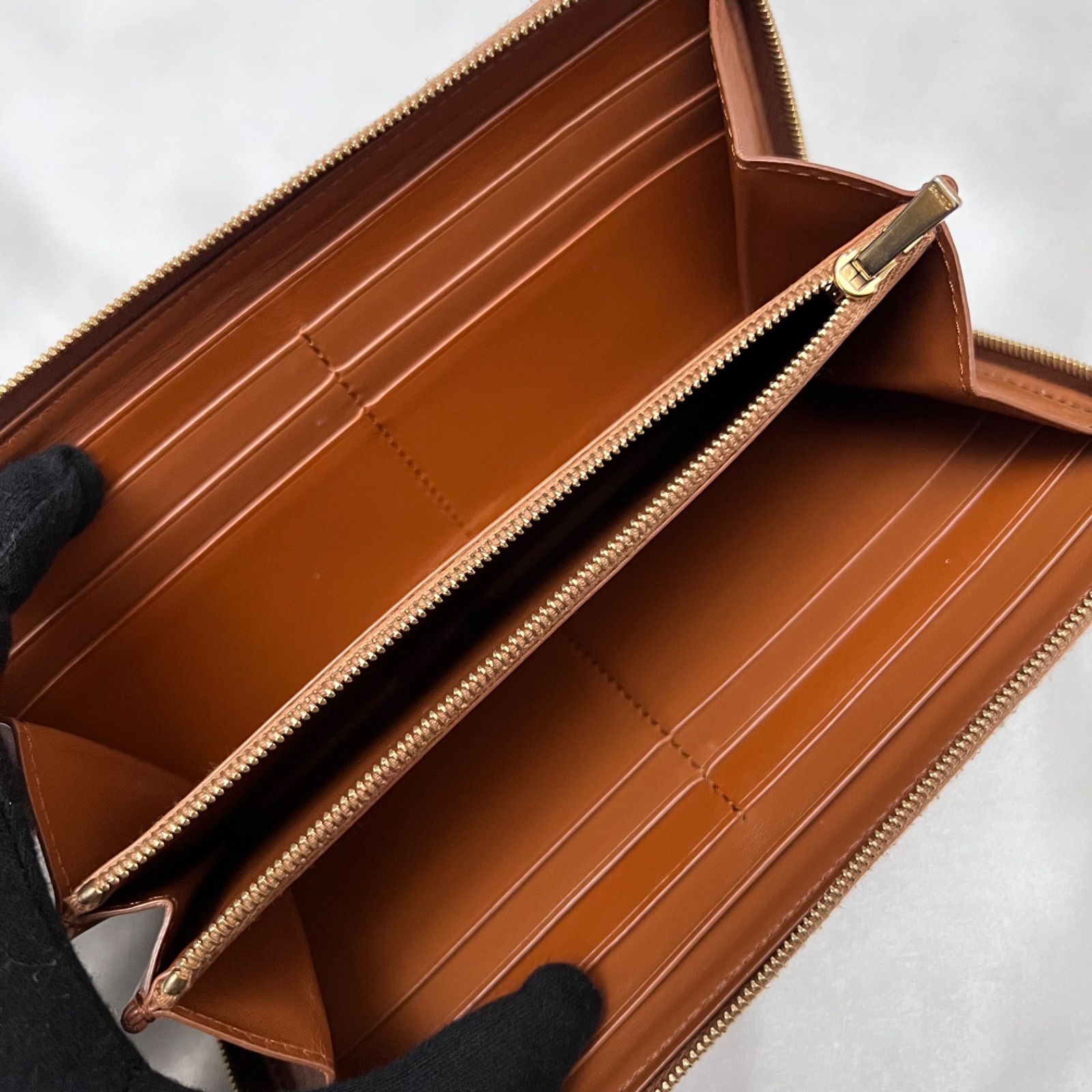 Shops限定販売】◇極美品◇セリーヌ ラージジップウォレット