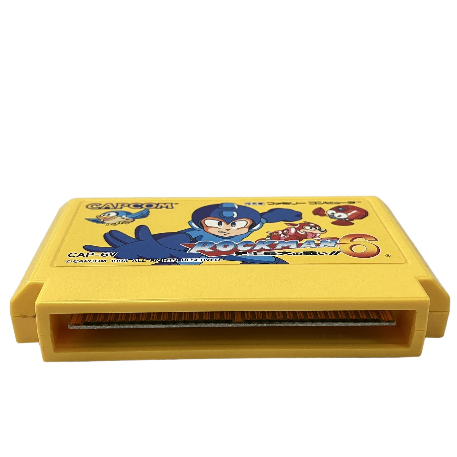 Capcom CAP-6V ロックマン6 ファミコン カセット ロックマン テレビ