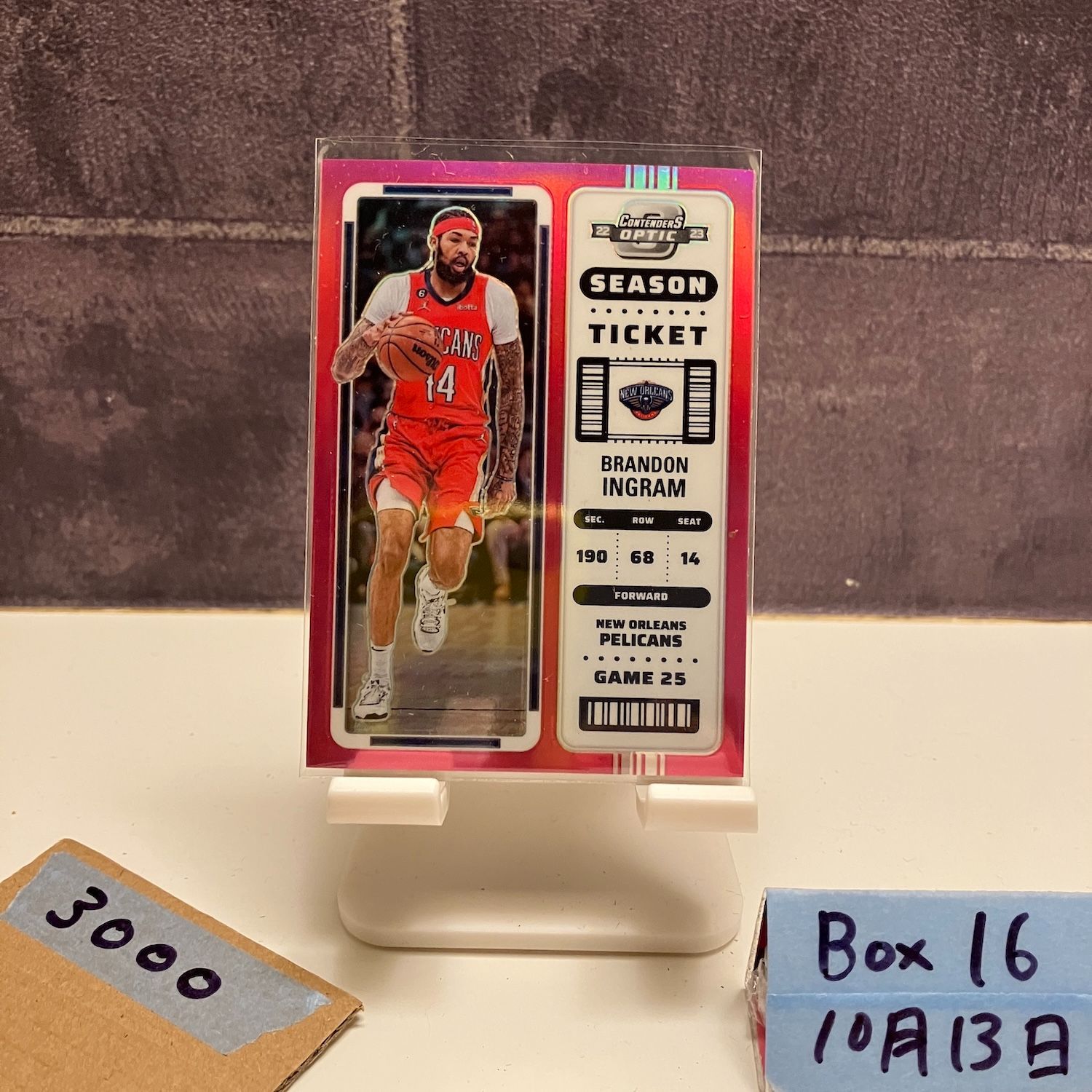 2023 Panini Contenders Optic Brandon Ingram New Orleans Pelicans