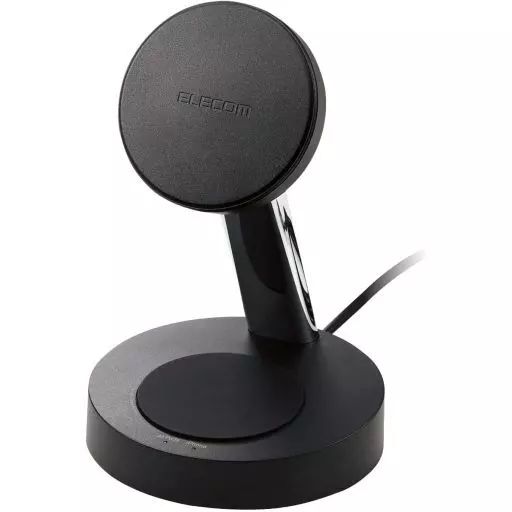 家電サプライ ワイヤレス充電器 7.5W＋5W マグネット式 スタンドタイプ