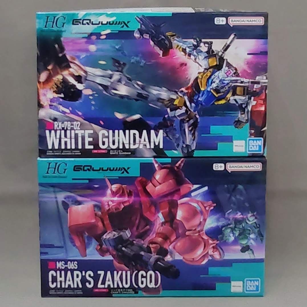 ガンプラ まとめ セット 白いガンダム シャア専用ザク ジークアクス HG ガンダム ジークアクス」よりガンプラ「HG 1/144 白いガンダム」＆「HG