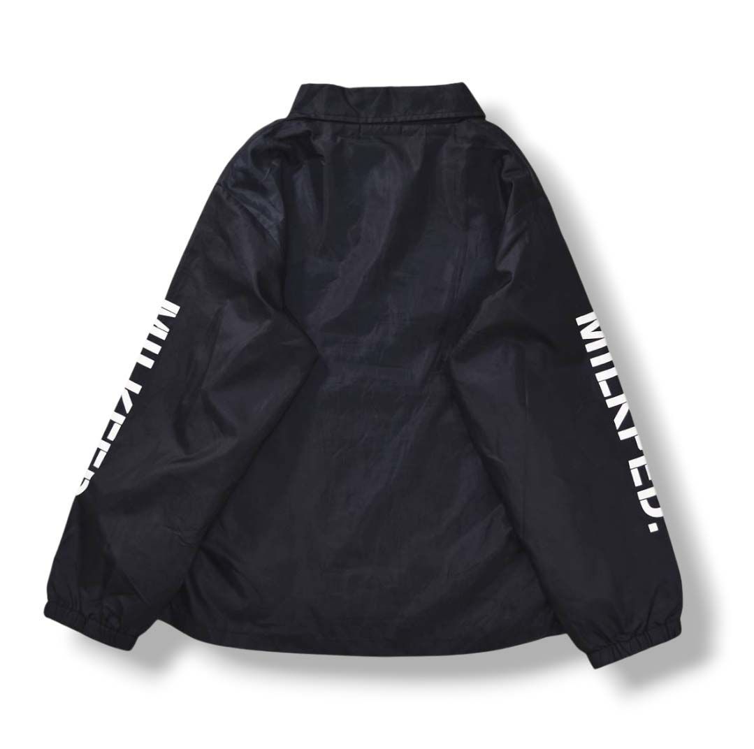 定番】 ミルクフェド MILKFED. ロゴ プリント コーチ ジャケット