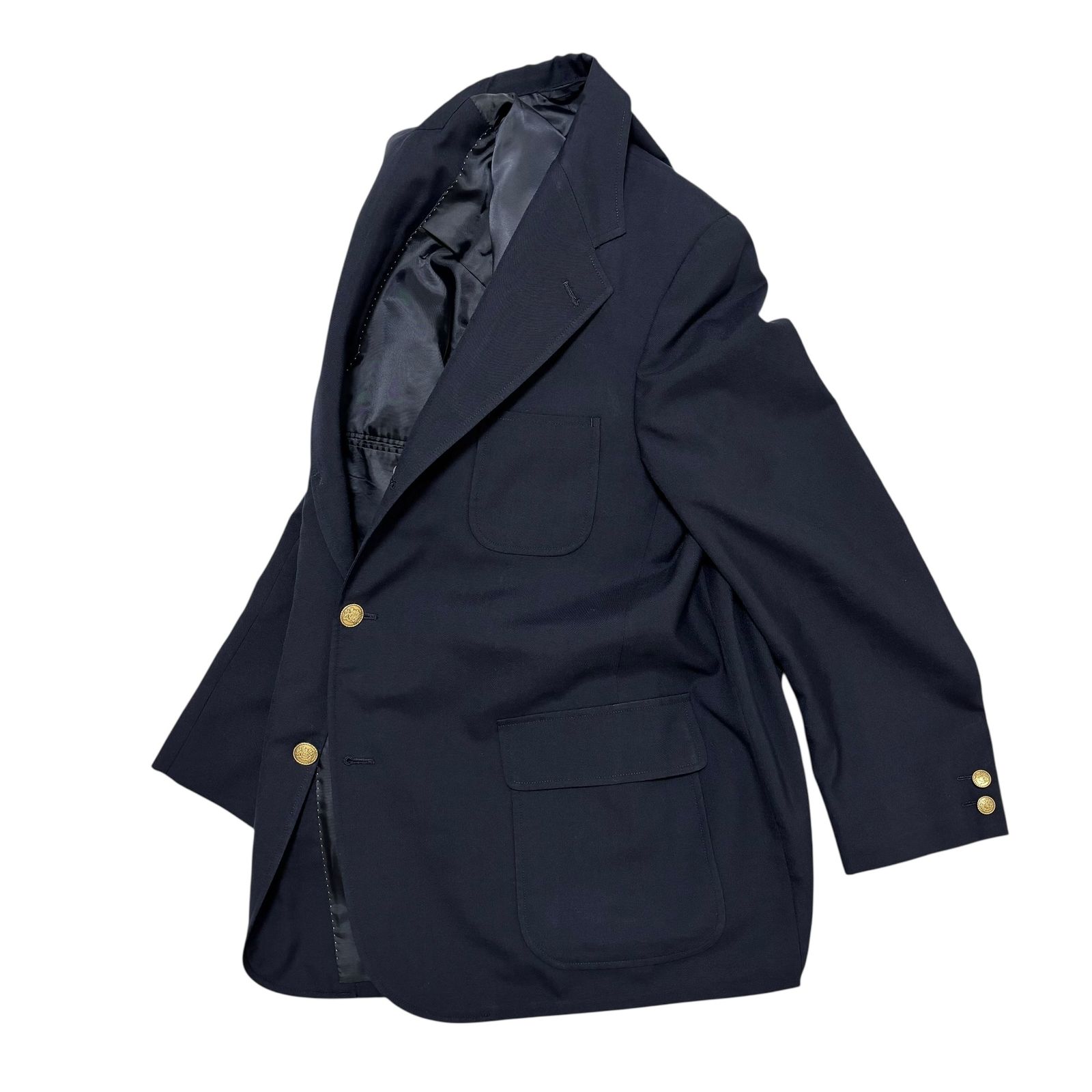 古着 ニューヨーカー NEWYORKER 紺ブレザー クリーニング済み 90s