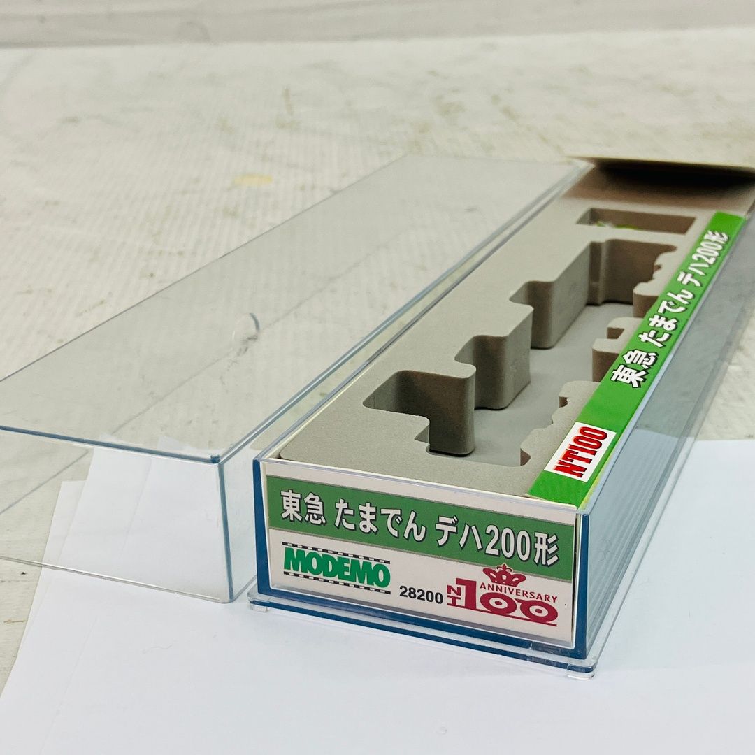 MODEMO Nゲージ 東急たまでん デハ200形 初回特典ピンバッチ付き 中古